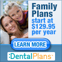 Family plans start at $129.95 per year. Visit DentalPlans.com