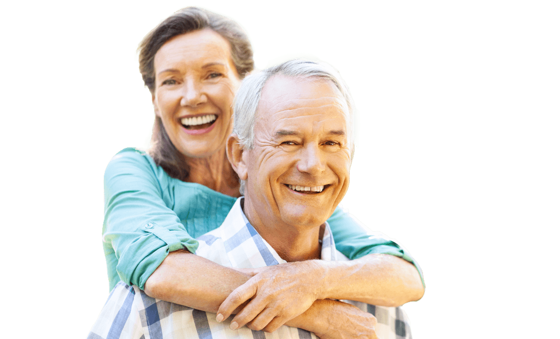 Mature Man and Woman Smiling