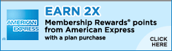 Save on your dental costs and receive 2X points from American Express